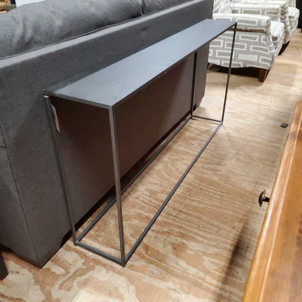 Steel sofa table