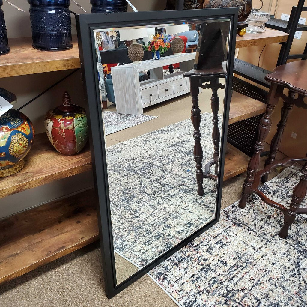 Framed Beveled Mirror