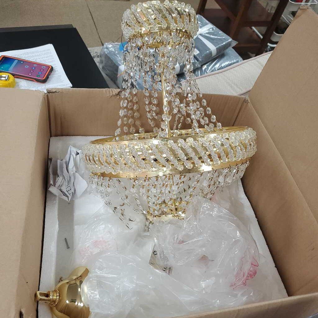 3 Light Crystal Chandelier