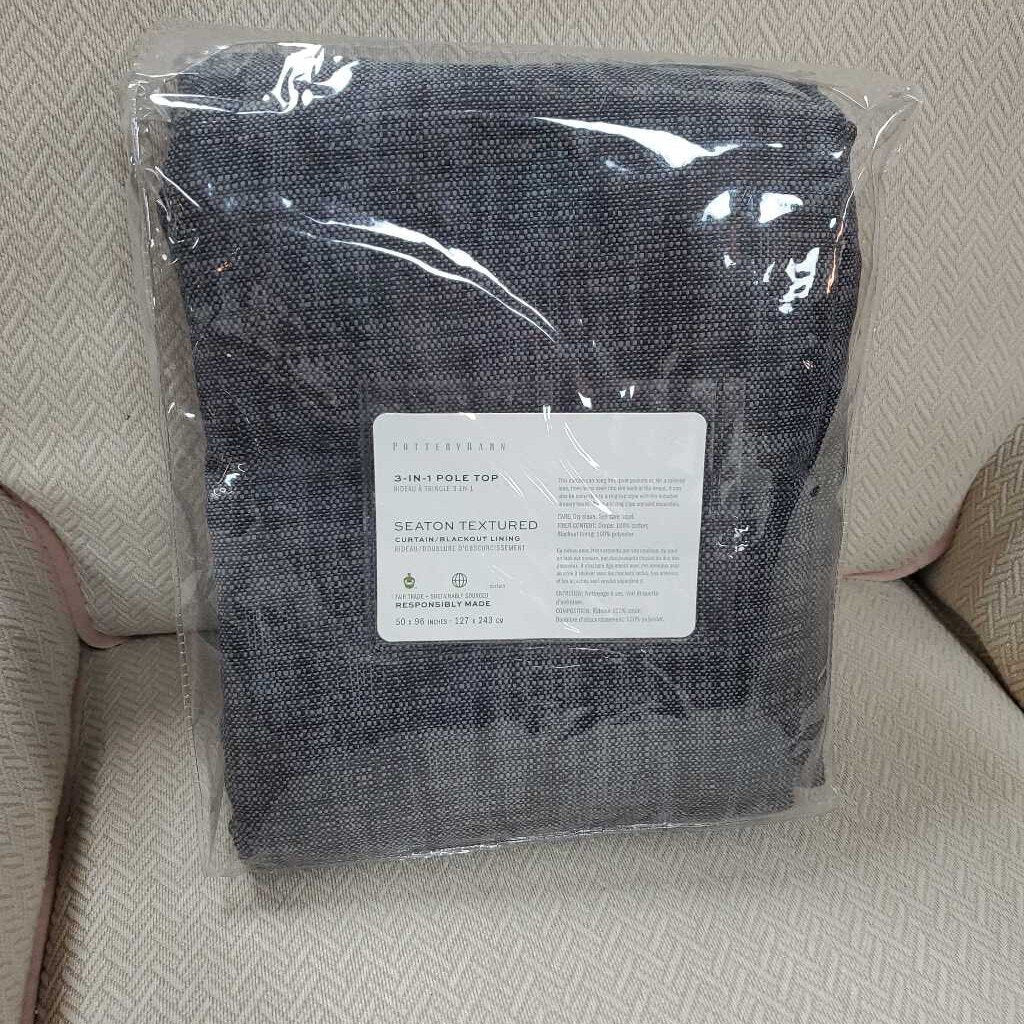 Seaton Textured Blackout curtain panel