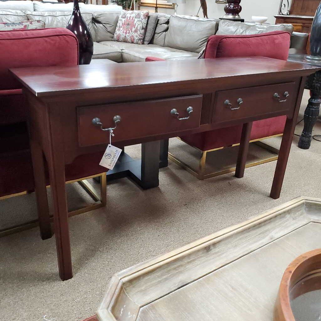 2 dr console table