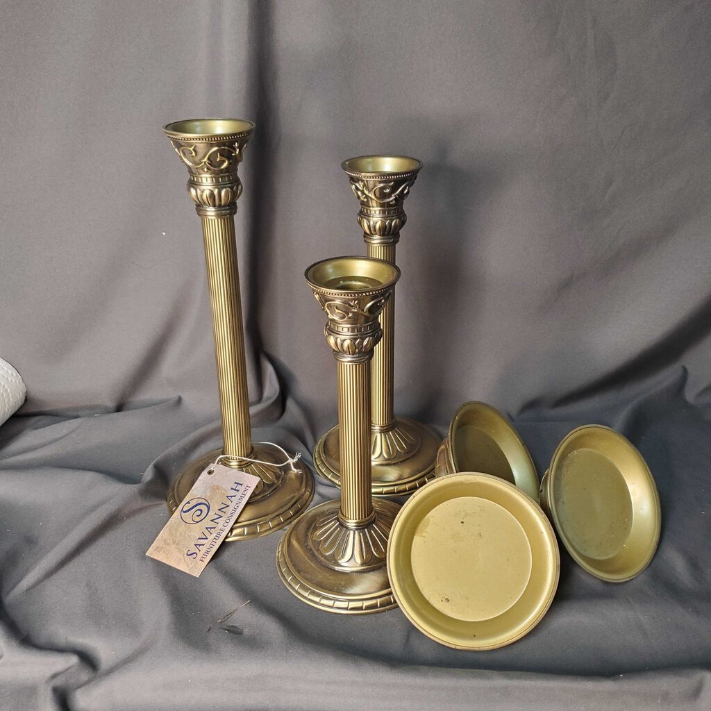 3pc adjustable candlestick