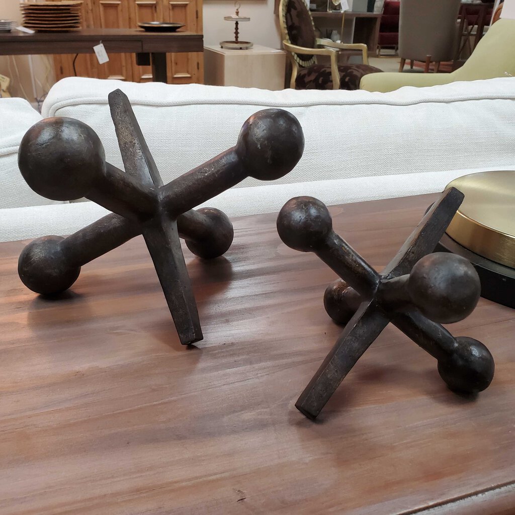 Pair Cast Iron Jacks