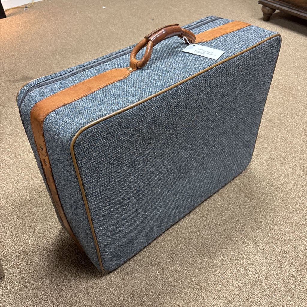 Vintage Tweed Luggage