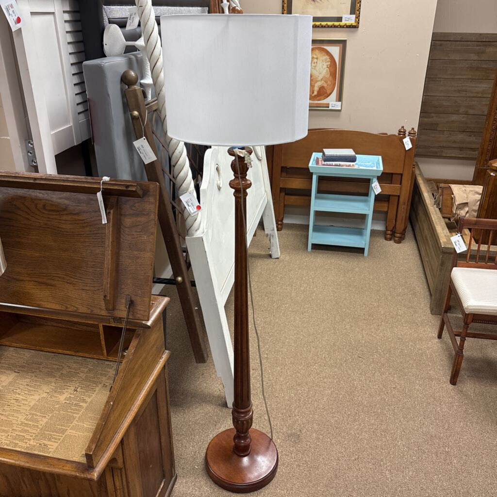 Wood Floor Lamp