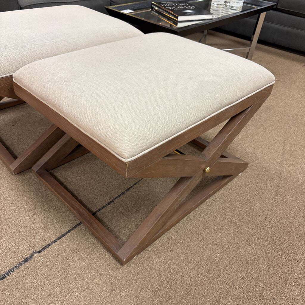 Teak Footstool