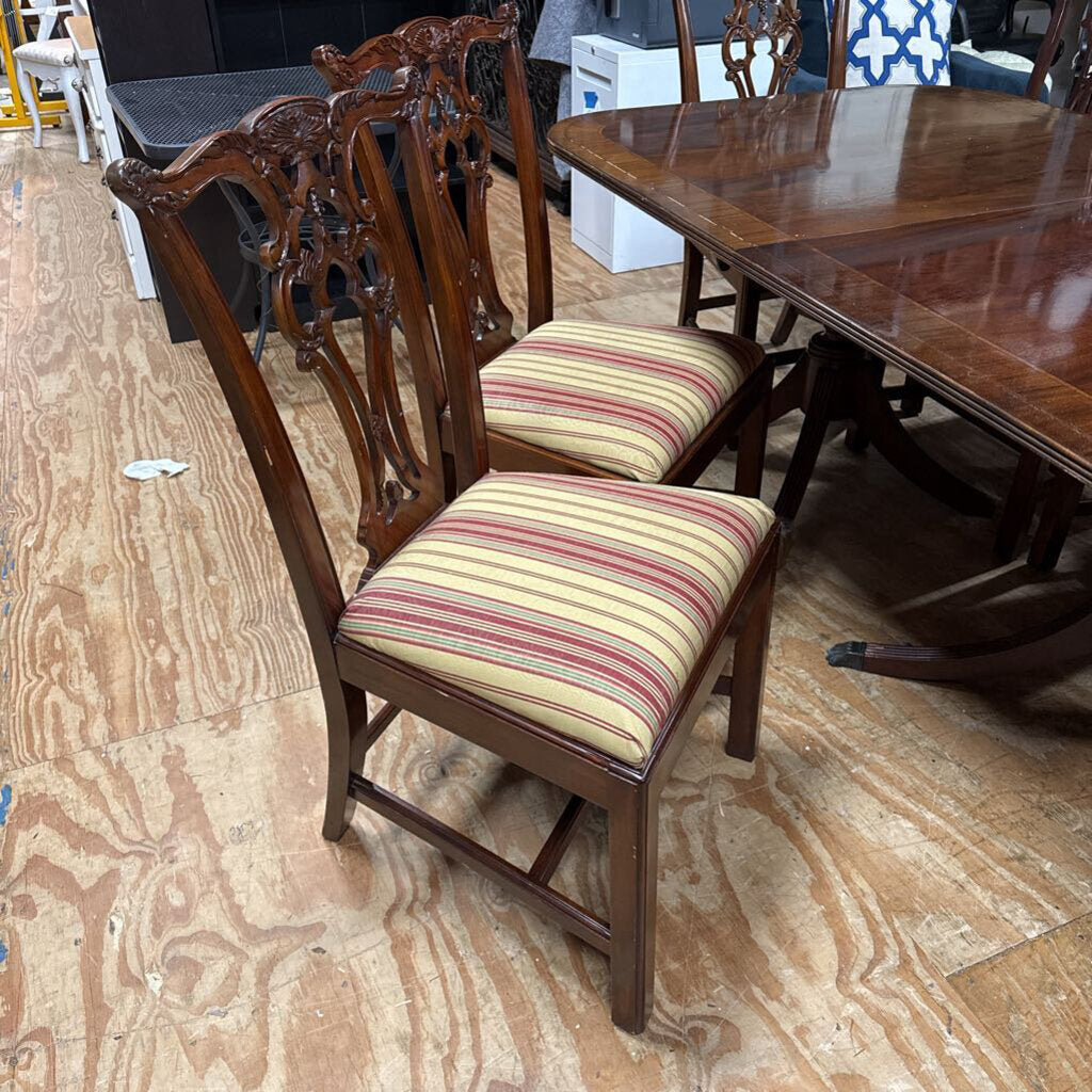 Set/6 Chippendale Style Dining Chairs