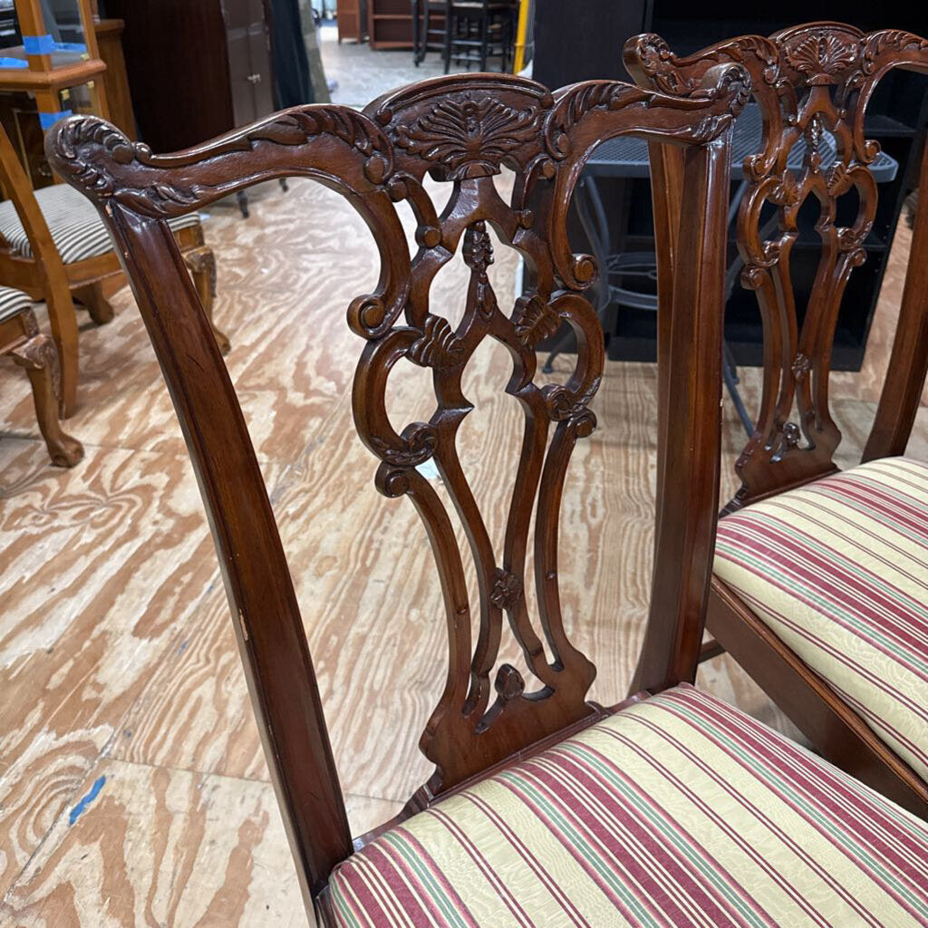 Set/6 Chippendale Style Dining Chairs