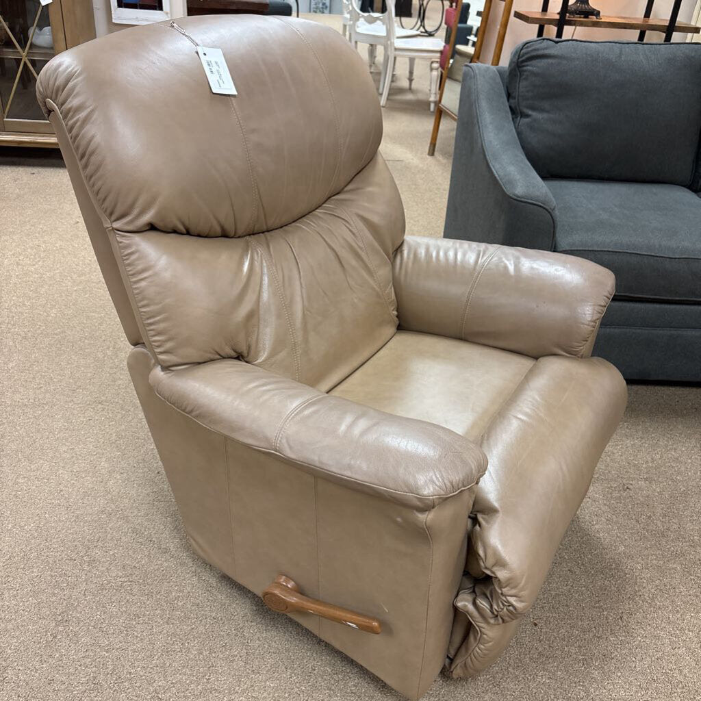 Leather recliner