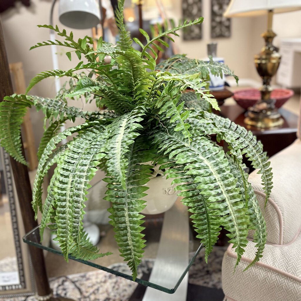 Artificial Fern in Planter