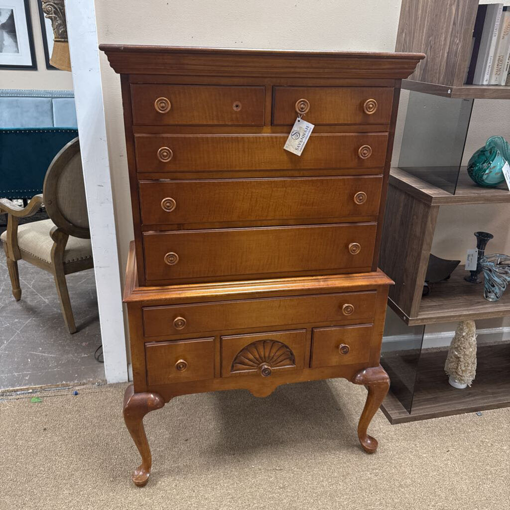 Highboy chest of drawers