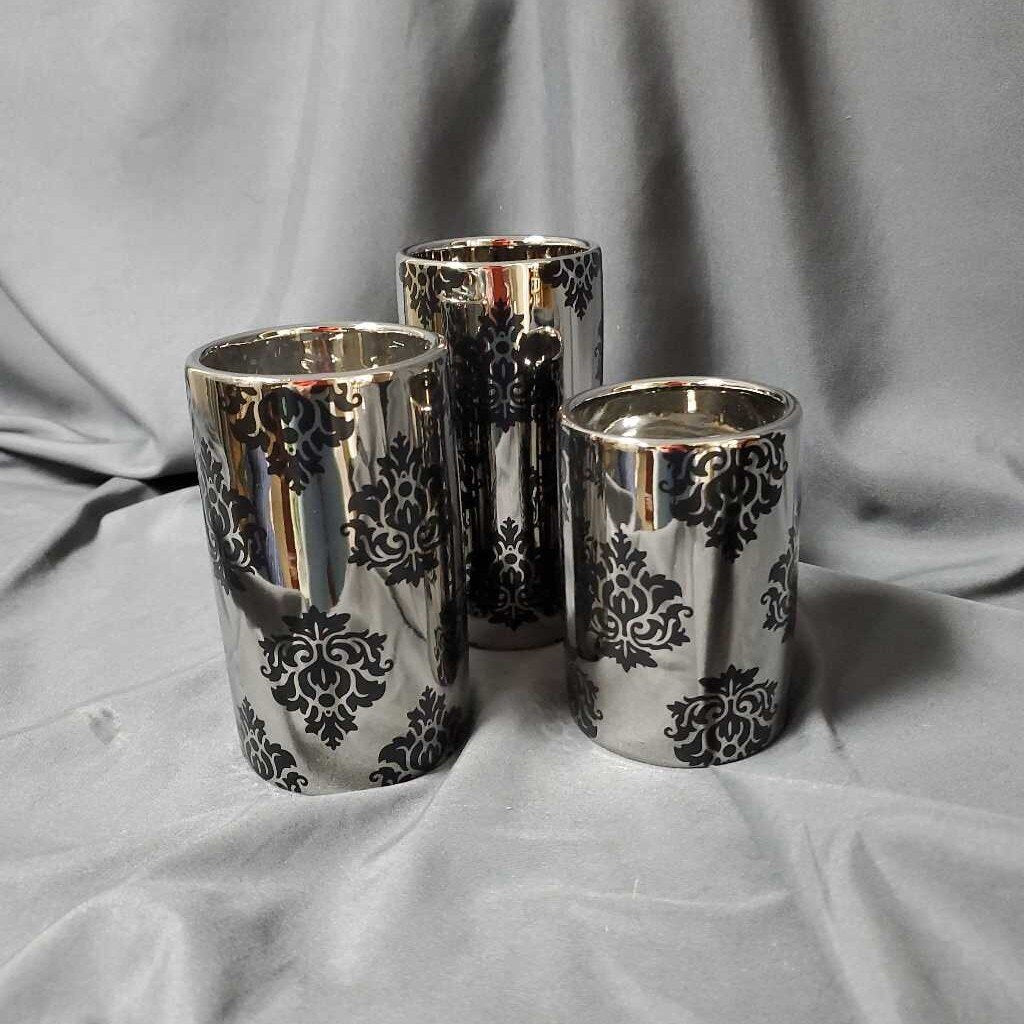 Silver Tealights Trio