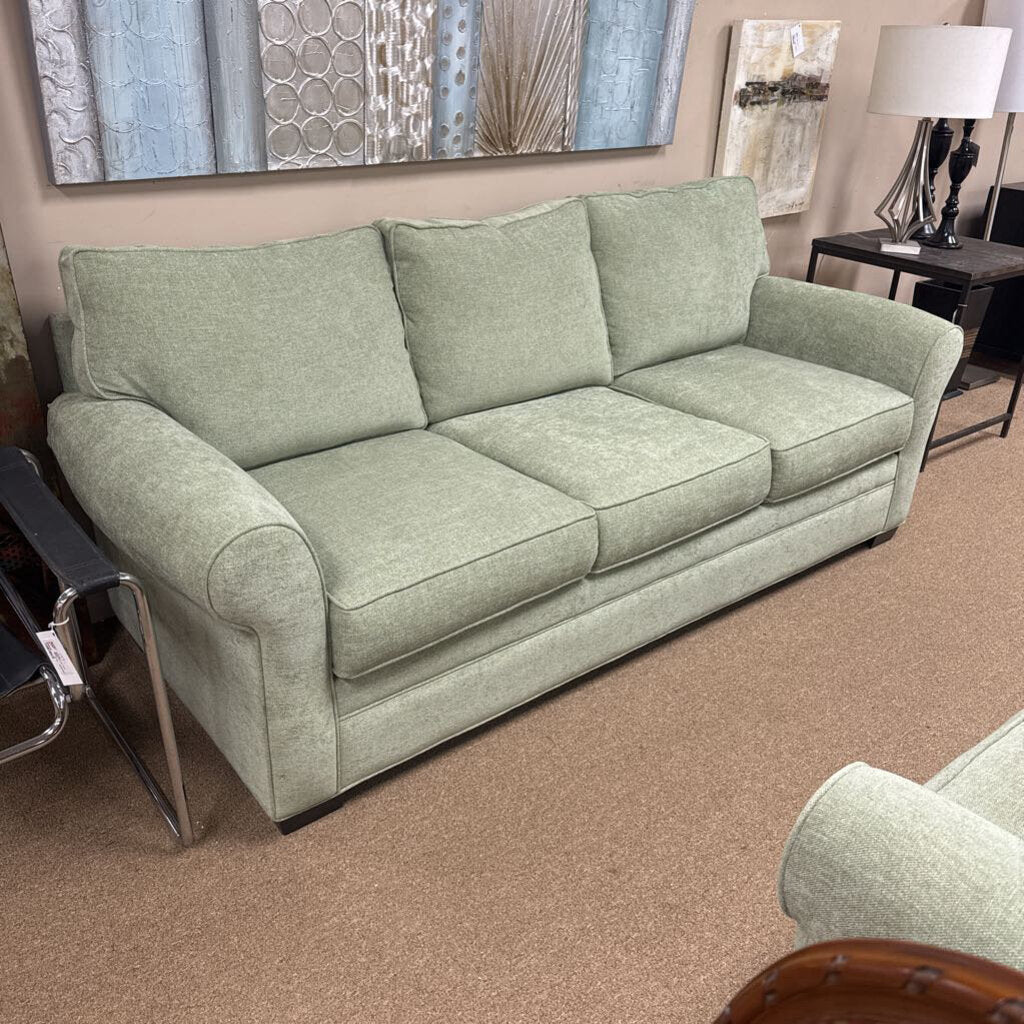 3 cushion roll arm sofa