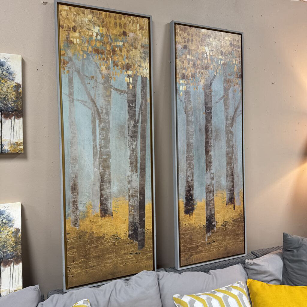 Pair Trees Canvas