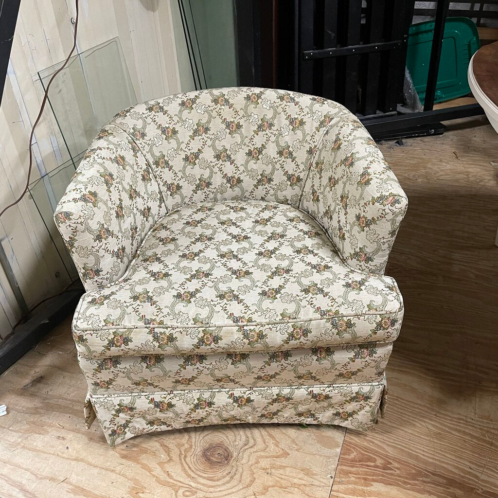 Vintage Floral Arm Chair