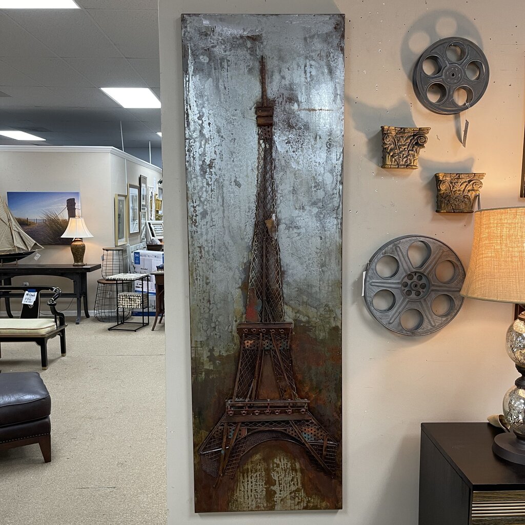 Eiffel Tower Metal Wall Decor