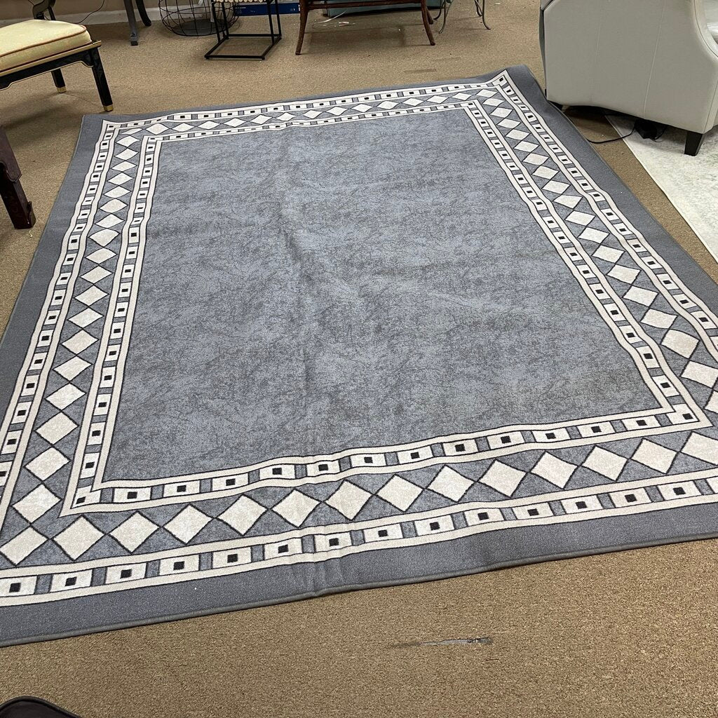 Geometric Patterned Washable In/Out Rug