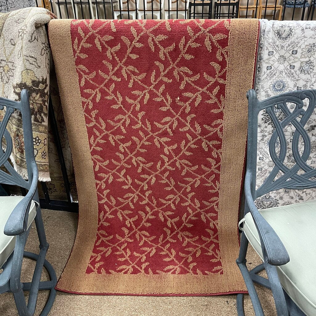 Masland Trieste Leaf Design Runner