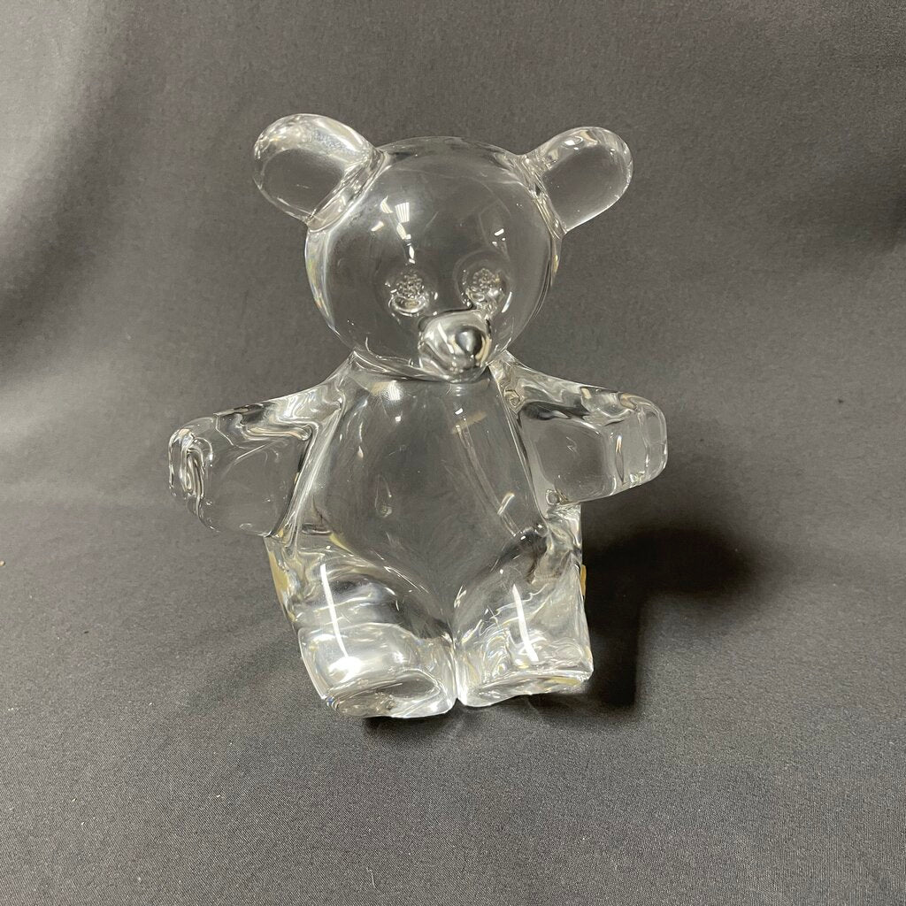 French Lead Crystal Bear