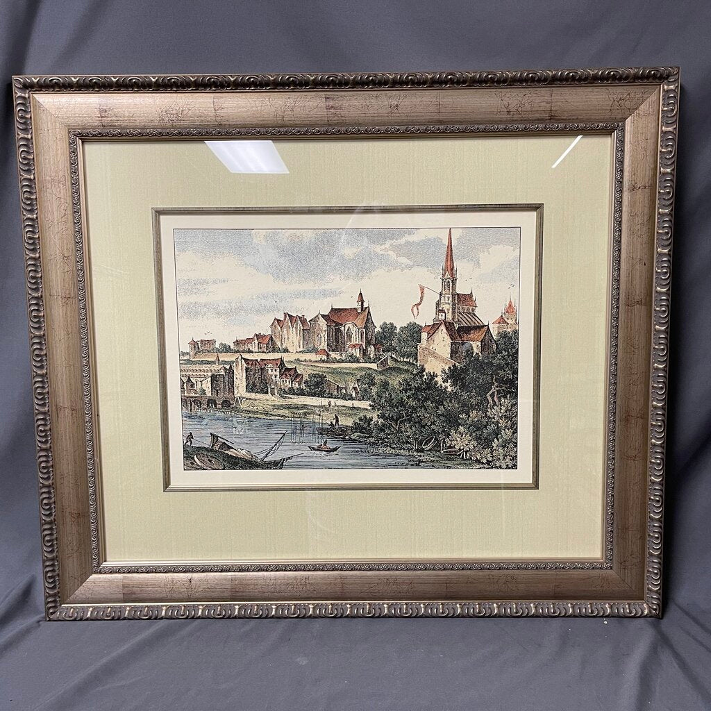 European Waterfront City Print