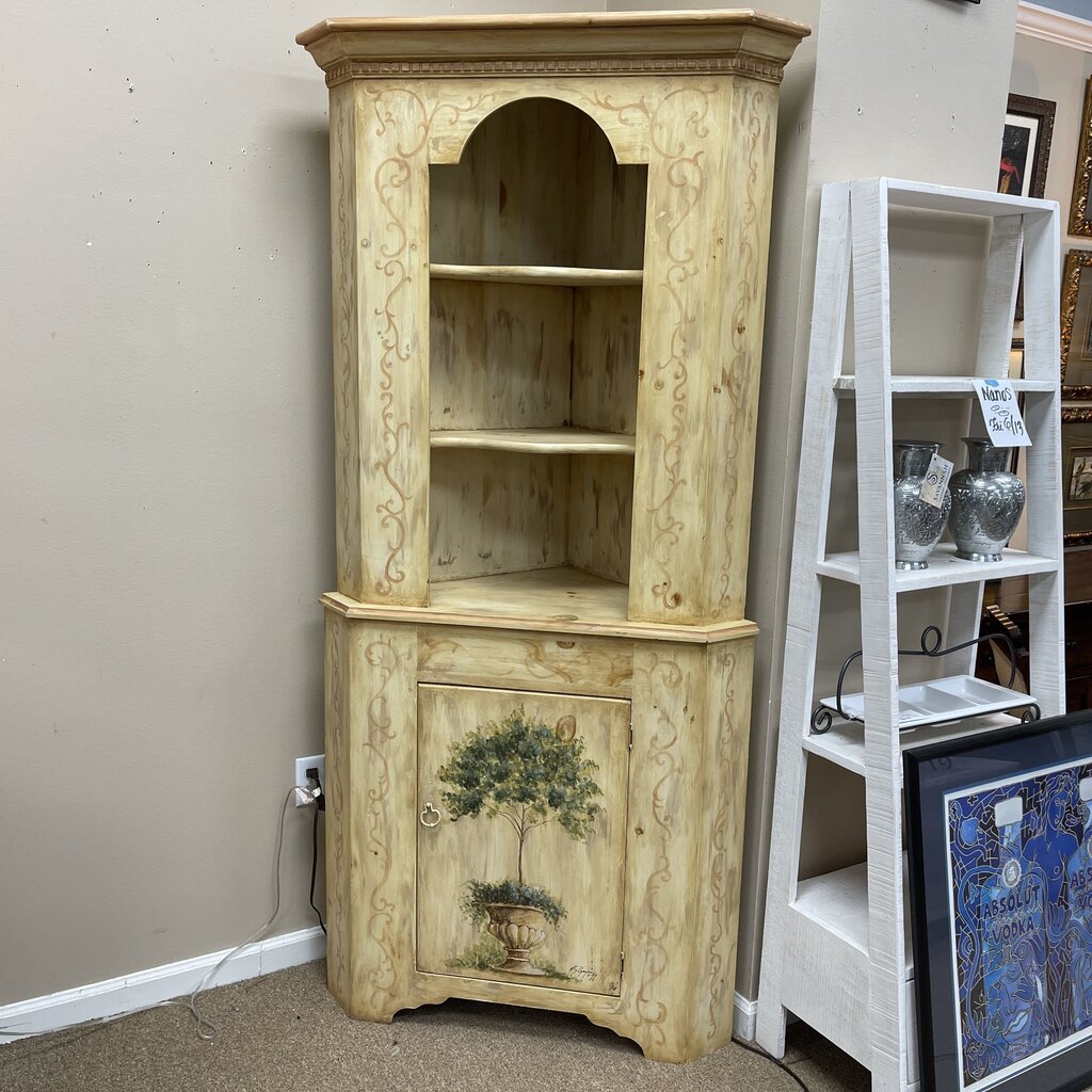 Painted Corner Hutch
