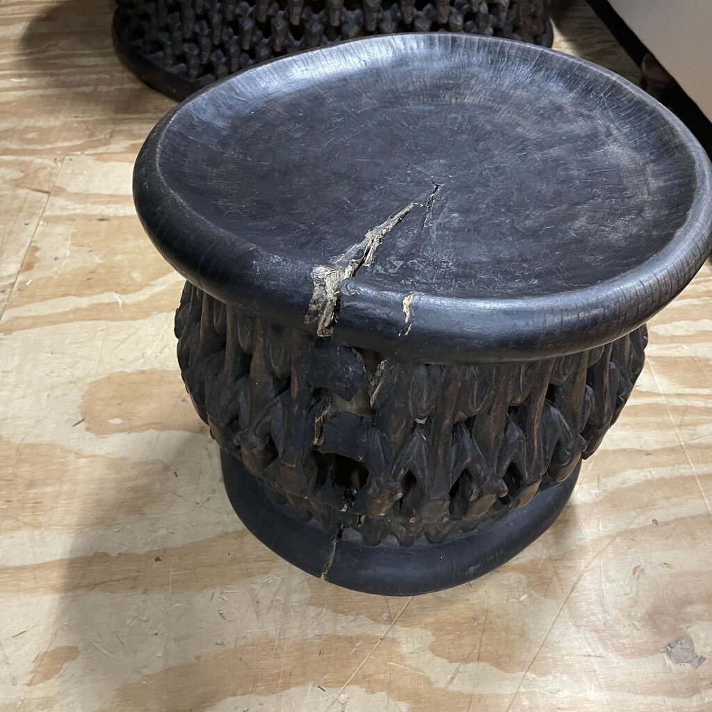 Hand Carved African Coffee + End Table