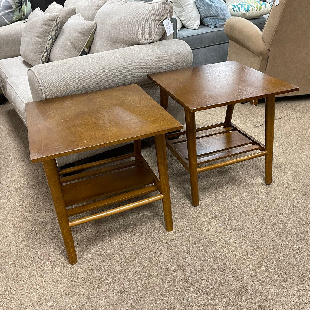Pair MCM Style End Tables