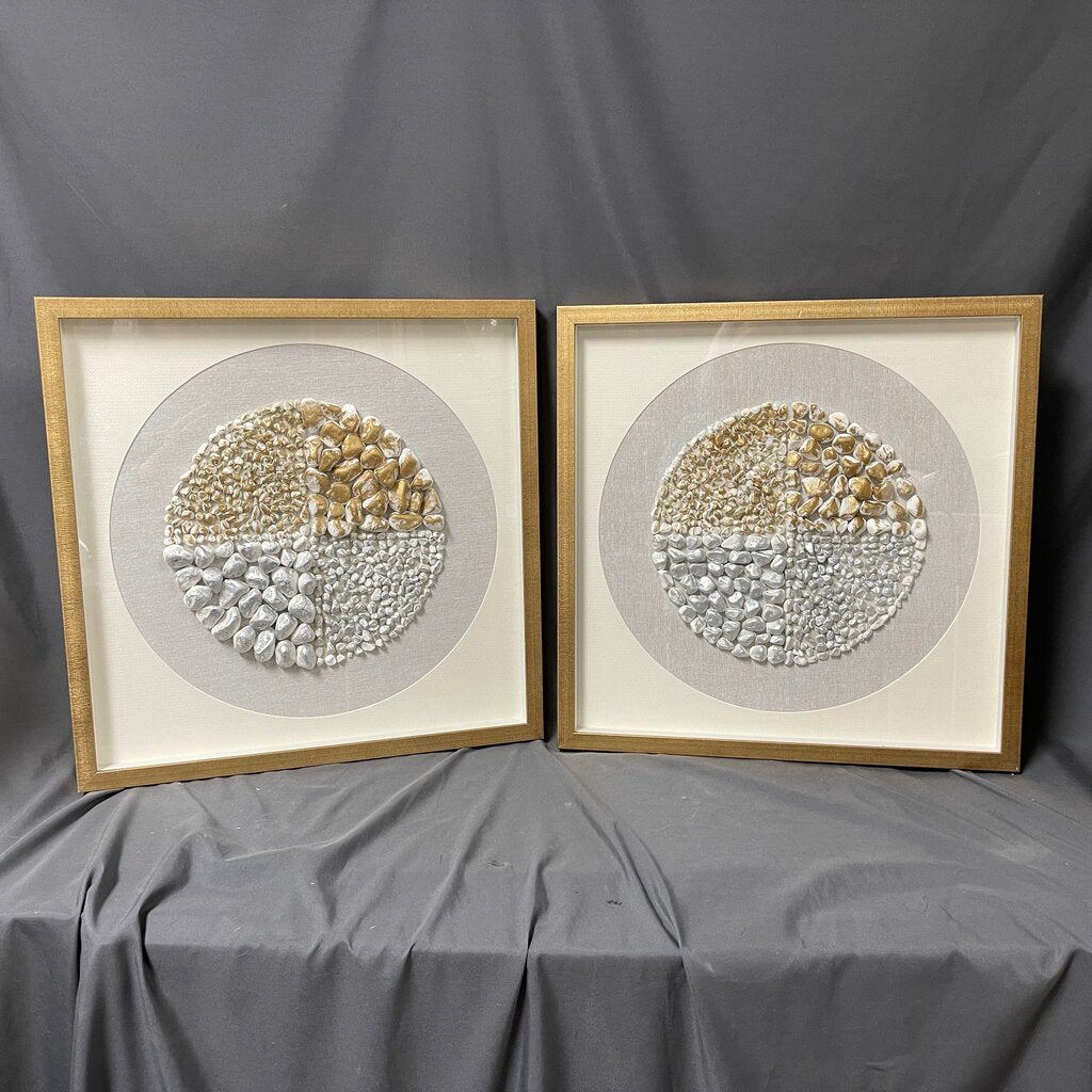 Pair Stone Wall Art