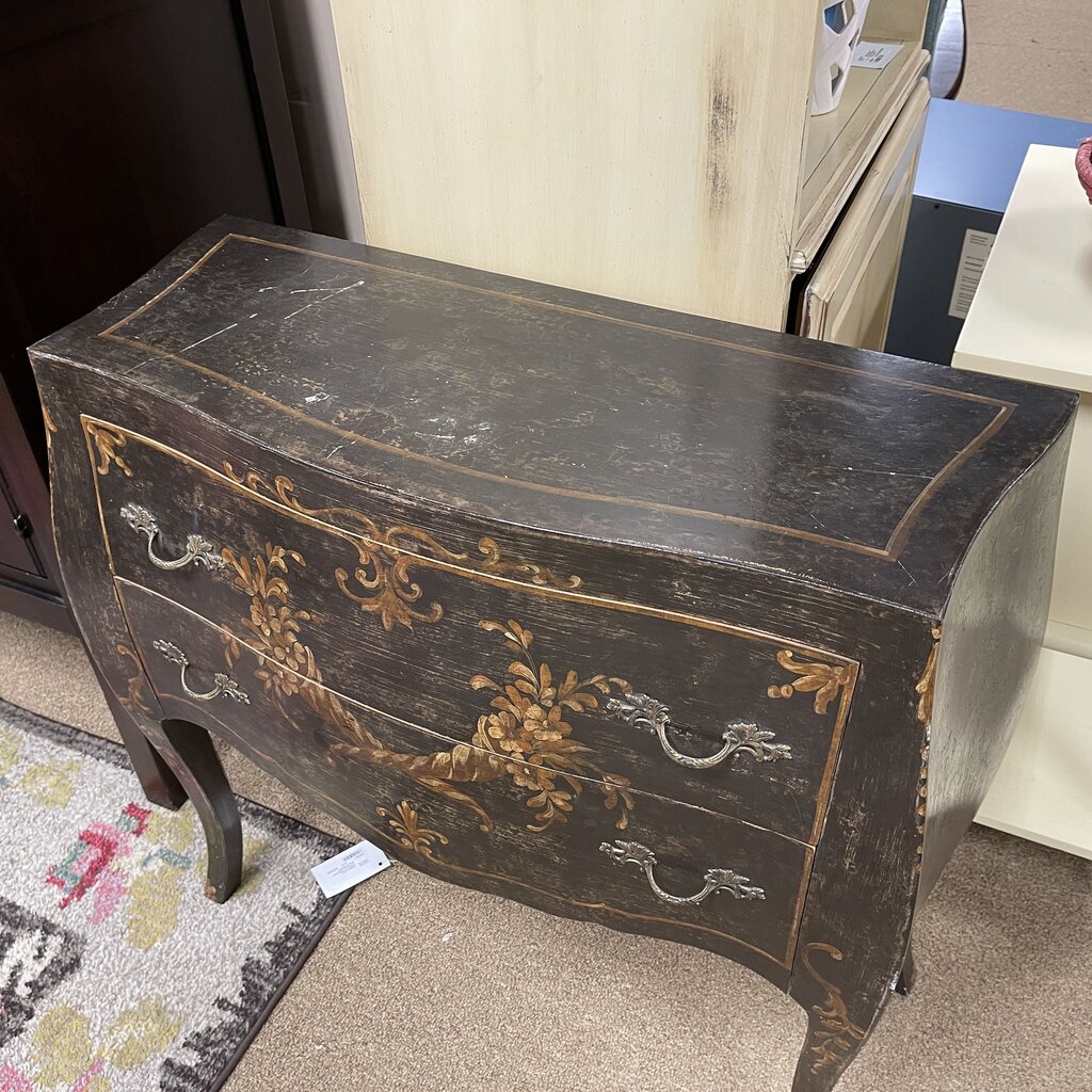 Chinoiserie 2-Drawer Bombay Chest