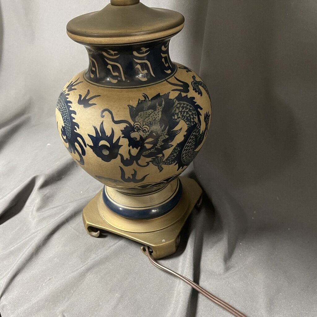 Porcelain Dragon Lamp