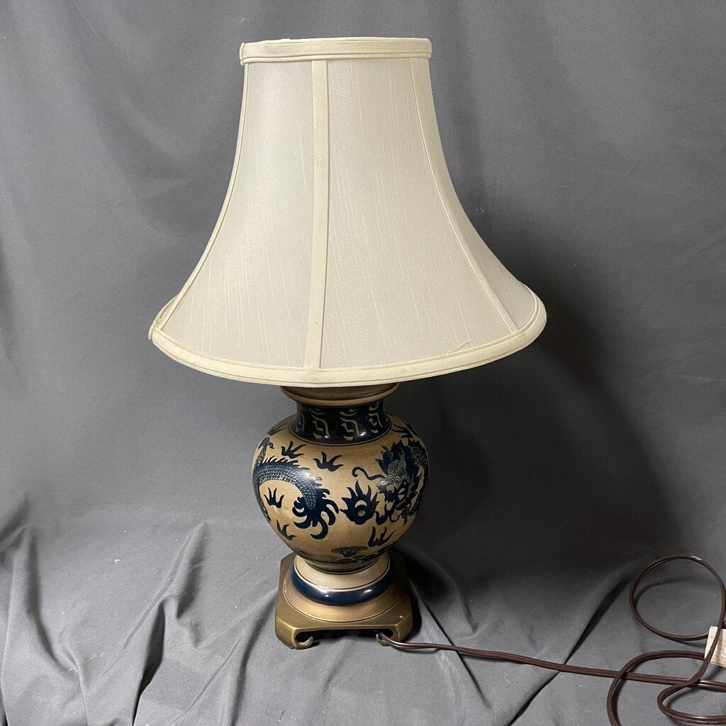 Porcelain Dragon Lamp