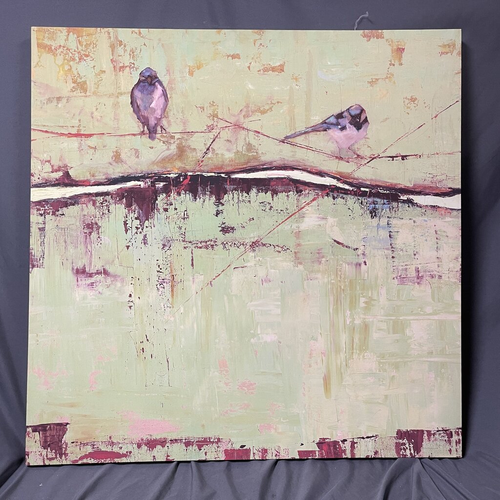Birds on a Wire Canvas