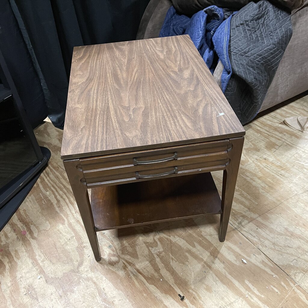 Vintage 2-Dr Side Table