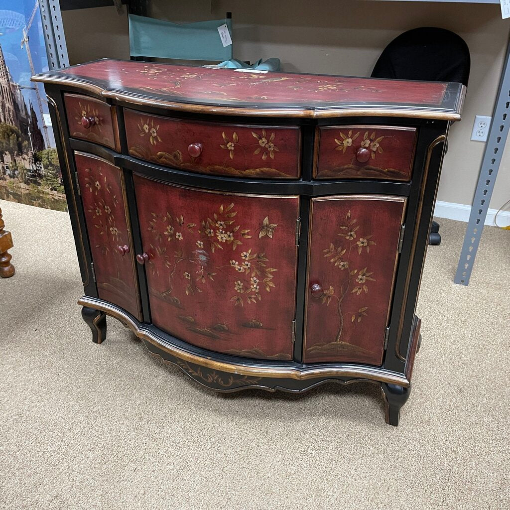 Slate Top Painted Console Cabinet