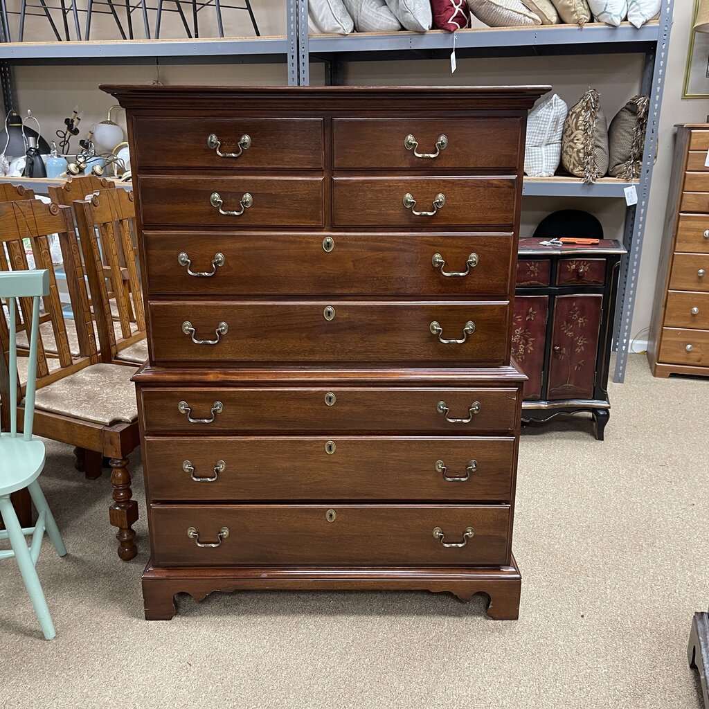 Heirloom Mahogany Chippendale Chest of Drawers