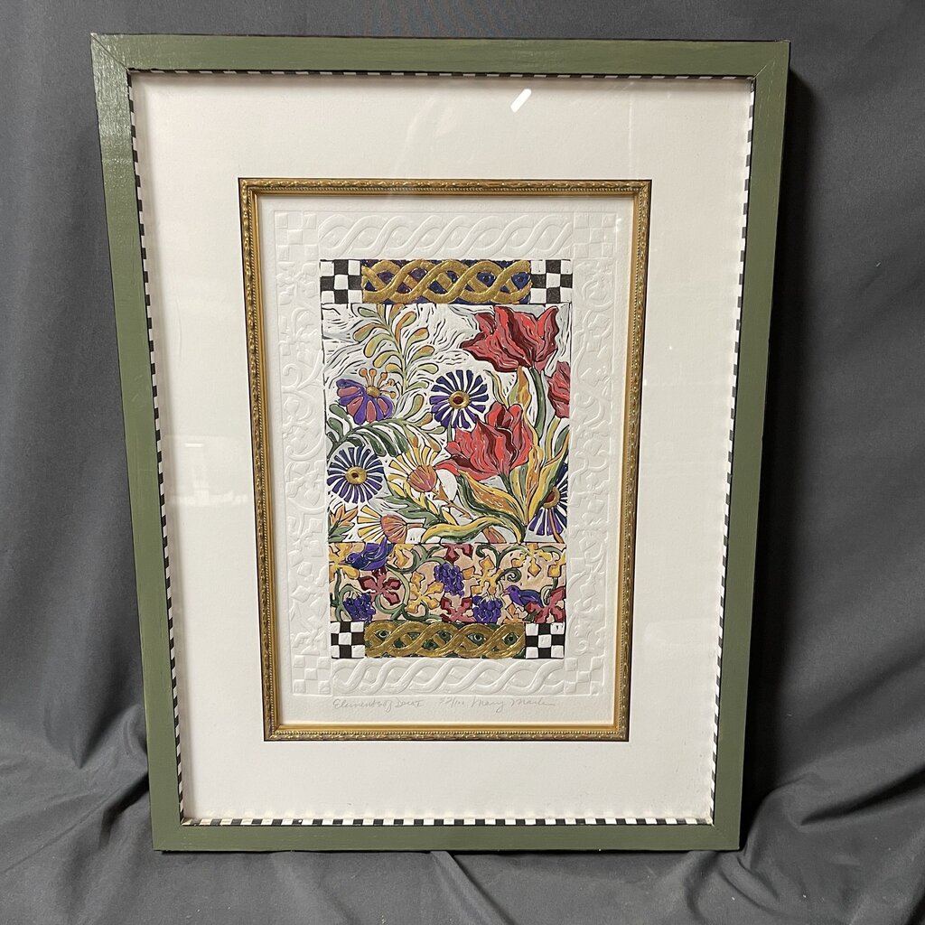 Signed Numbered Paper Art