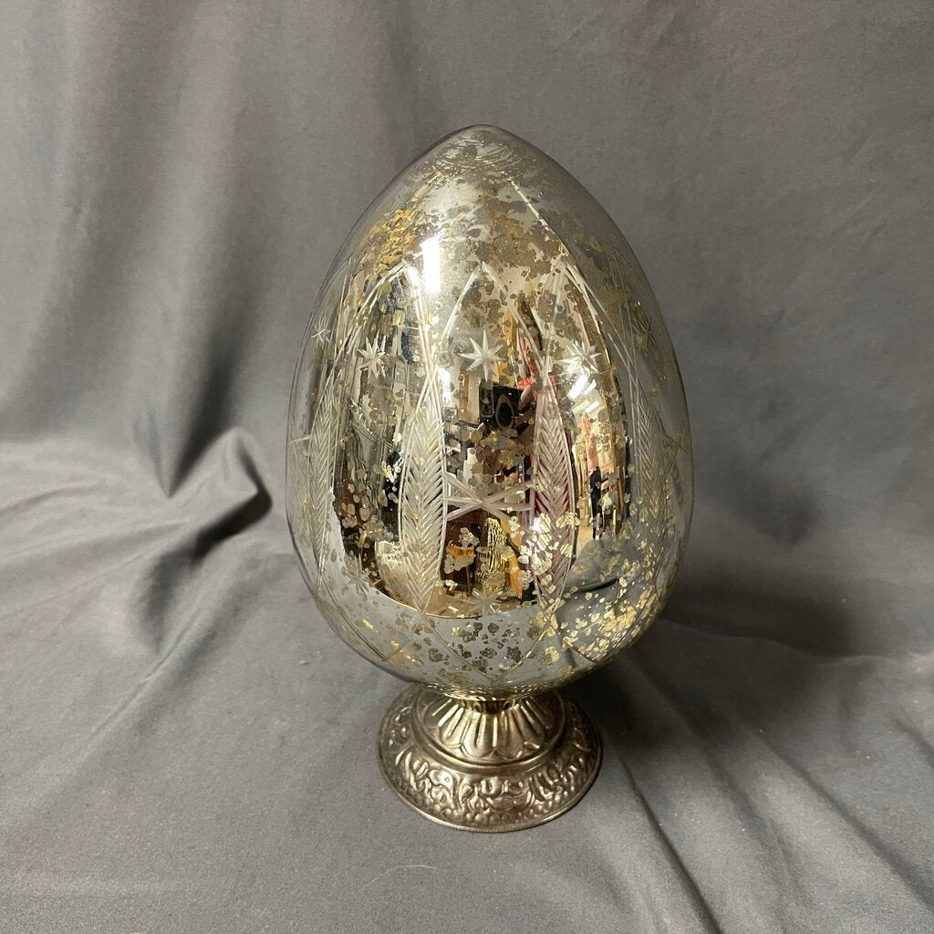 Mercury Glass Decorative Finial