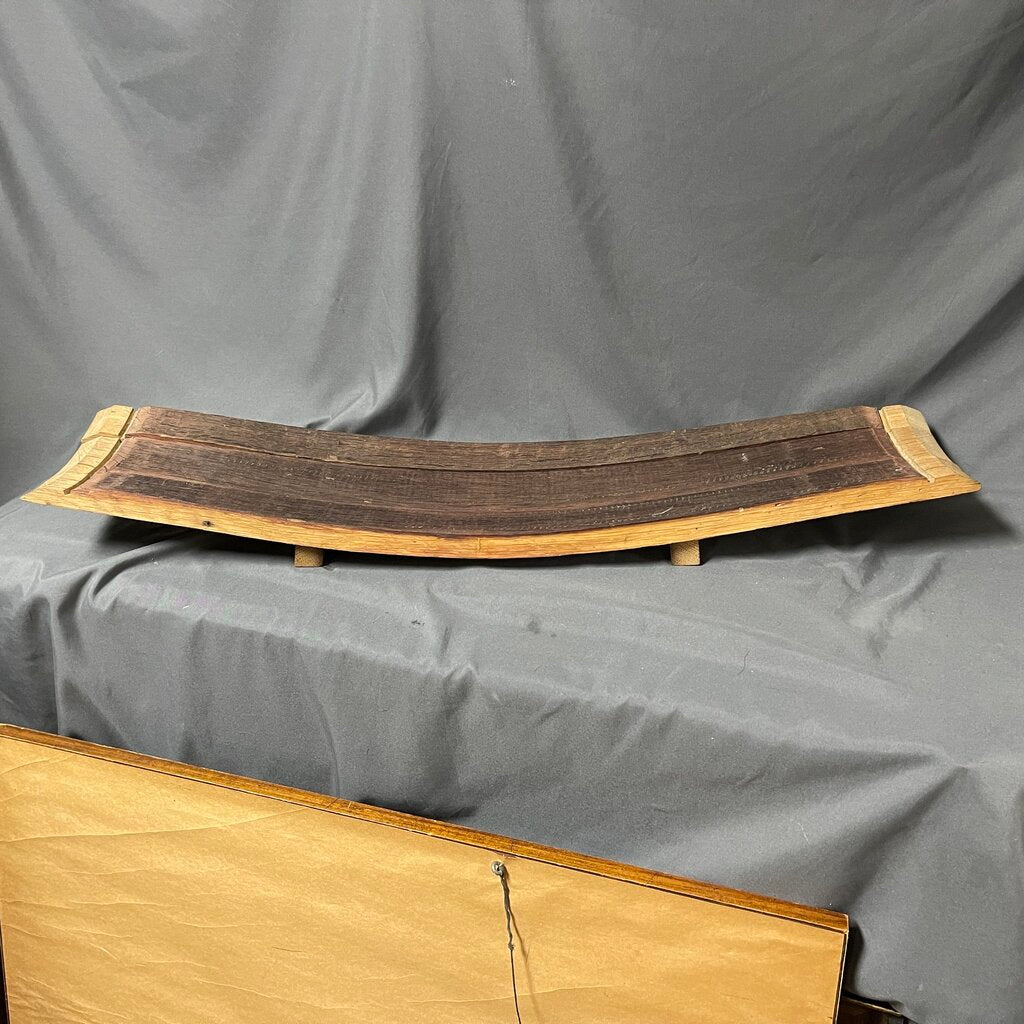 Oak Barrel Serving Tray