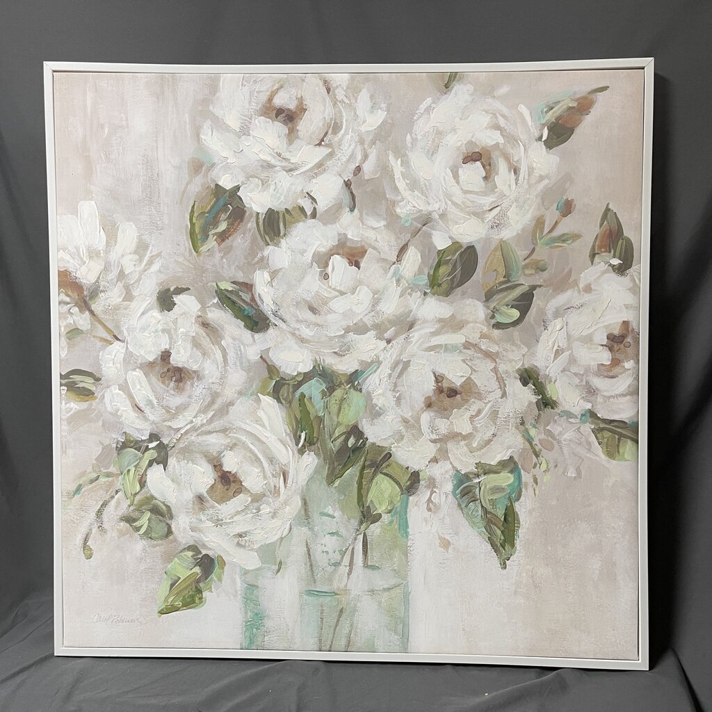 Large Floral Canvas