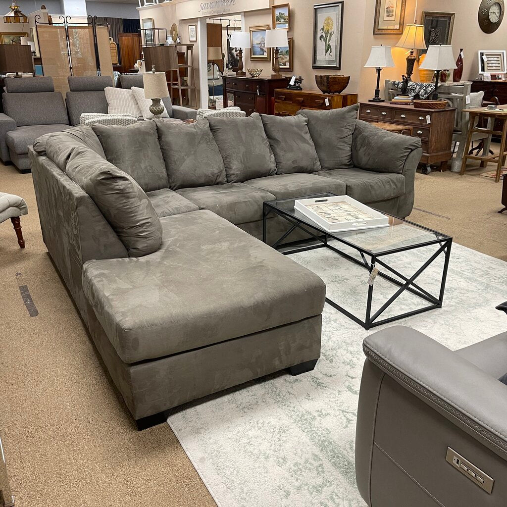 Microfiber Sectional