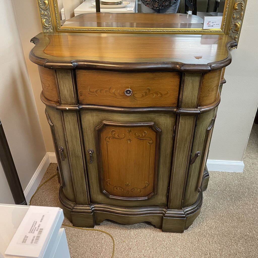 Two-Tone Accent Cabinet