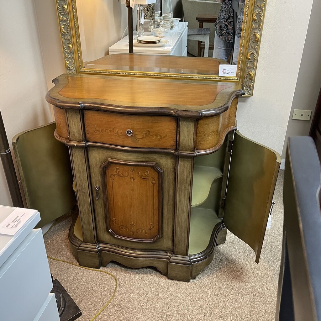 Two-Tone Accent Cabinet