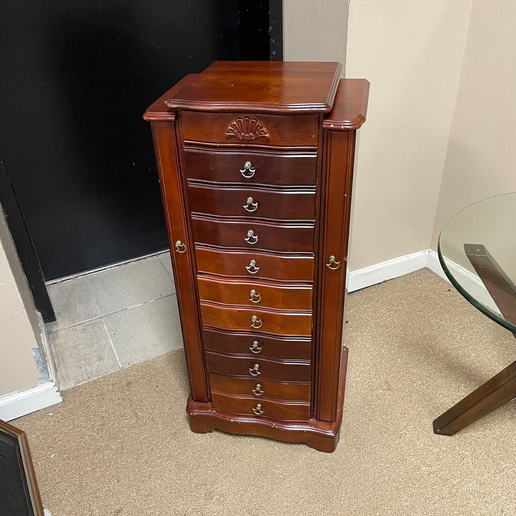 Cherry Jewelry Armoire