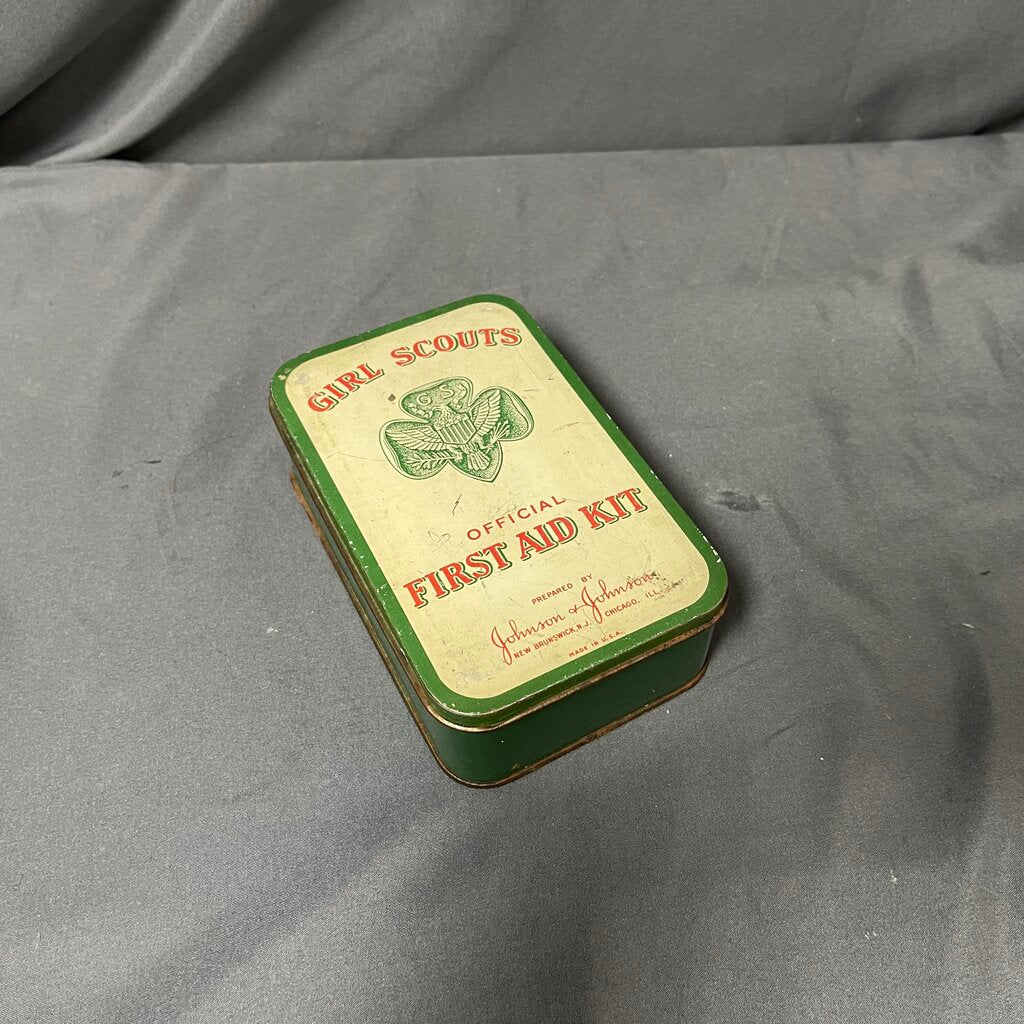 Antique Girl Scouts First Aid Tin