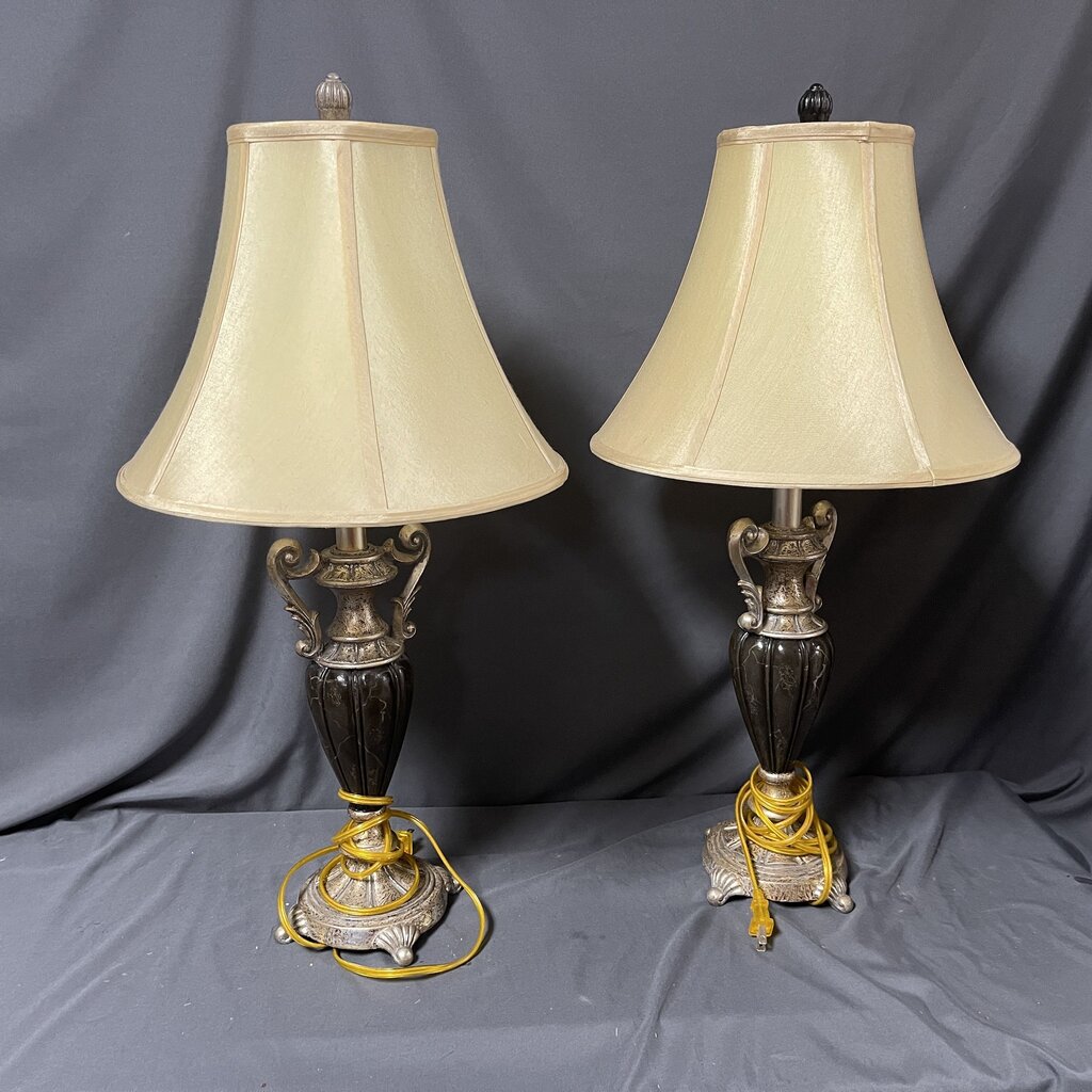 Pair Urn Style Table Lamps