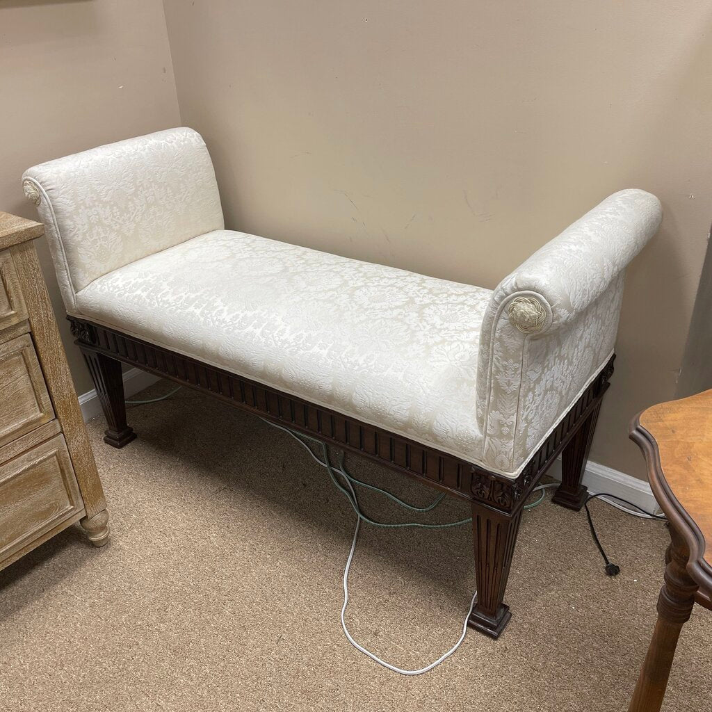 Traditional Rolled Arm Bench