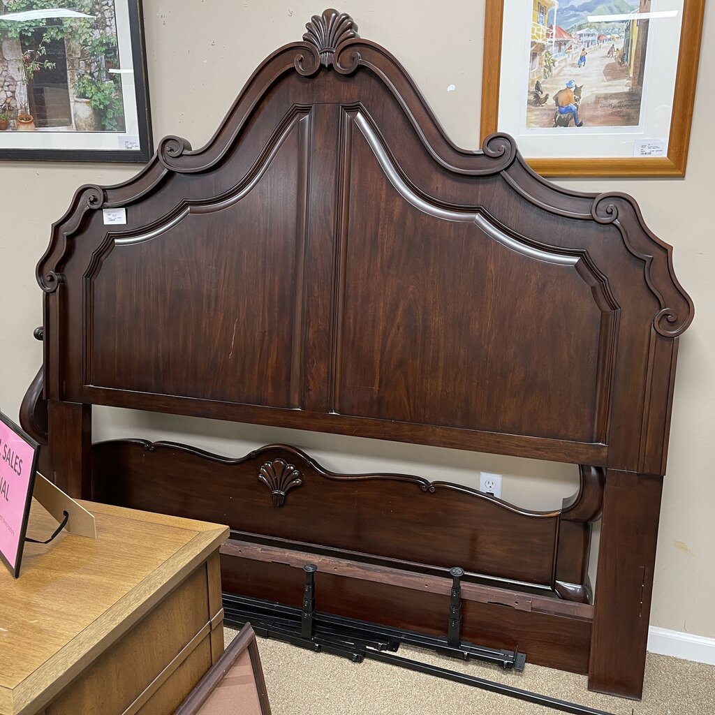 Curved Top Wood Bed