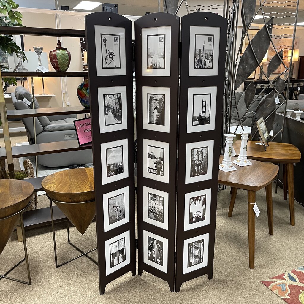 *NEW* 3-Panel Photo Collage Room Divider