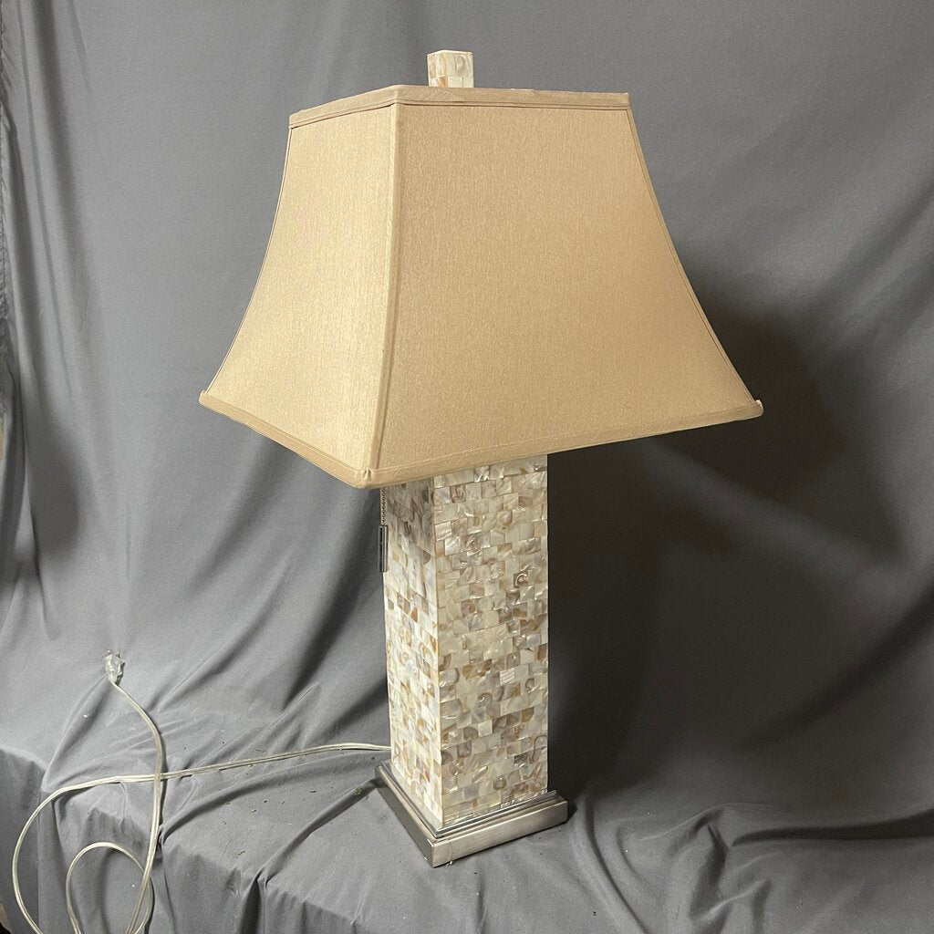 Mother of Pearl Mosaic Lamp