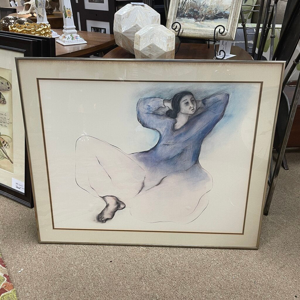 Framed R.C. Gorman Print